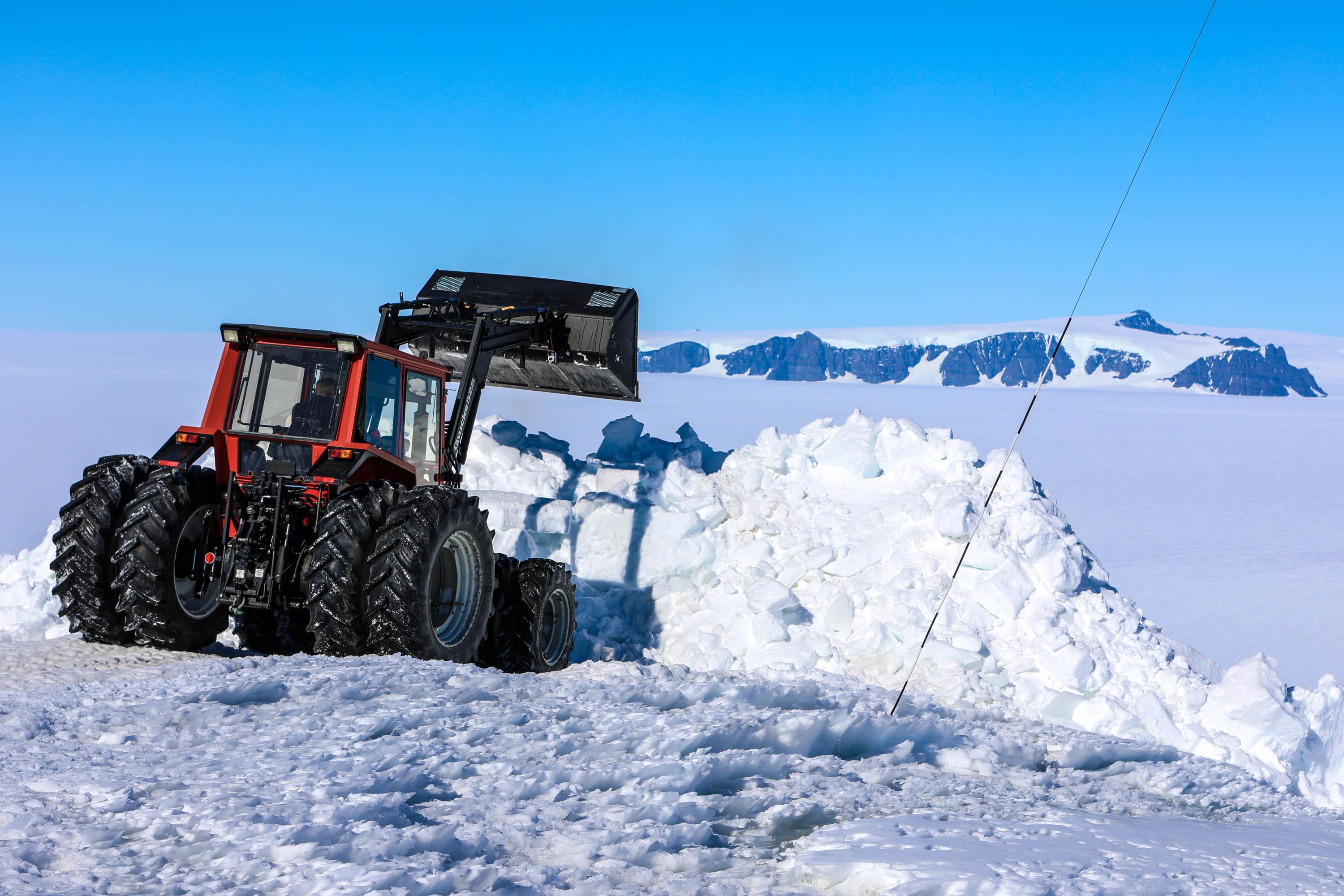 Valmet 505 in Antarctica